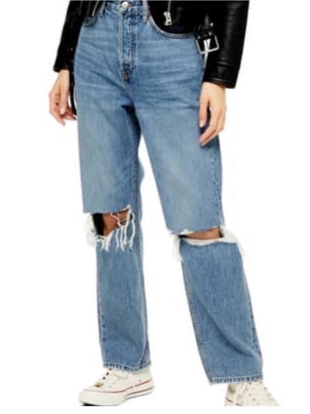 Topshop High Rise Dad Jeans